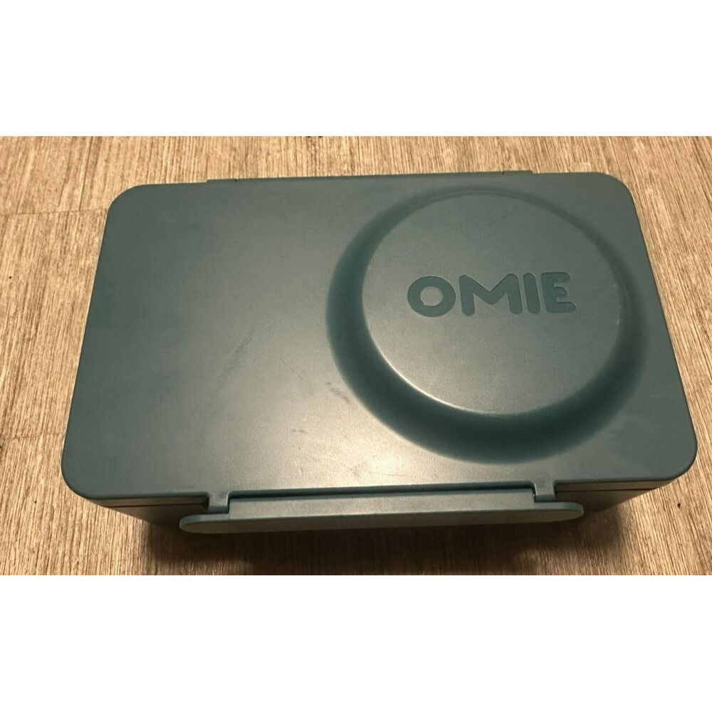 Omie OmieBox UP Bento Lunch Box Blue Orange Insulated Thermos